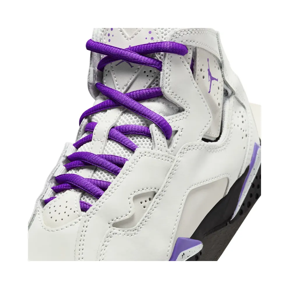Jordan True Flight Light Base Grey White Black Purple Venom (343796-052)