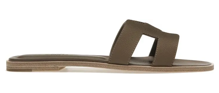 Hermes Oran Sandal Etoupe Epsom Leather (H202272Z)