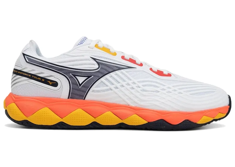 Mizuno Wave Enforce Tour 6 AC White Fiery Coral Citrus (61GA250060)