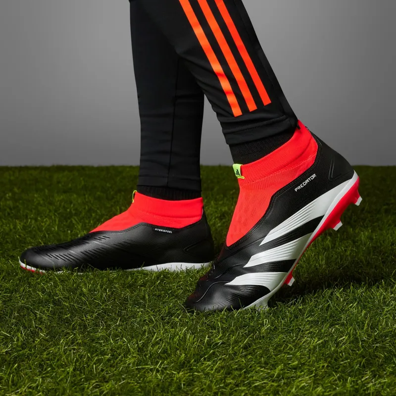 adidas Predator League LL FG Core Black Cloud White Solar Red (IG7768)
