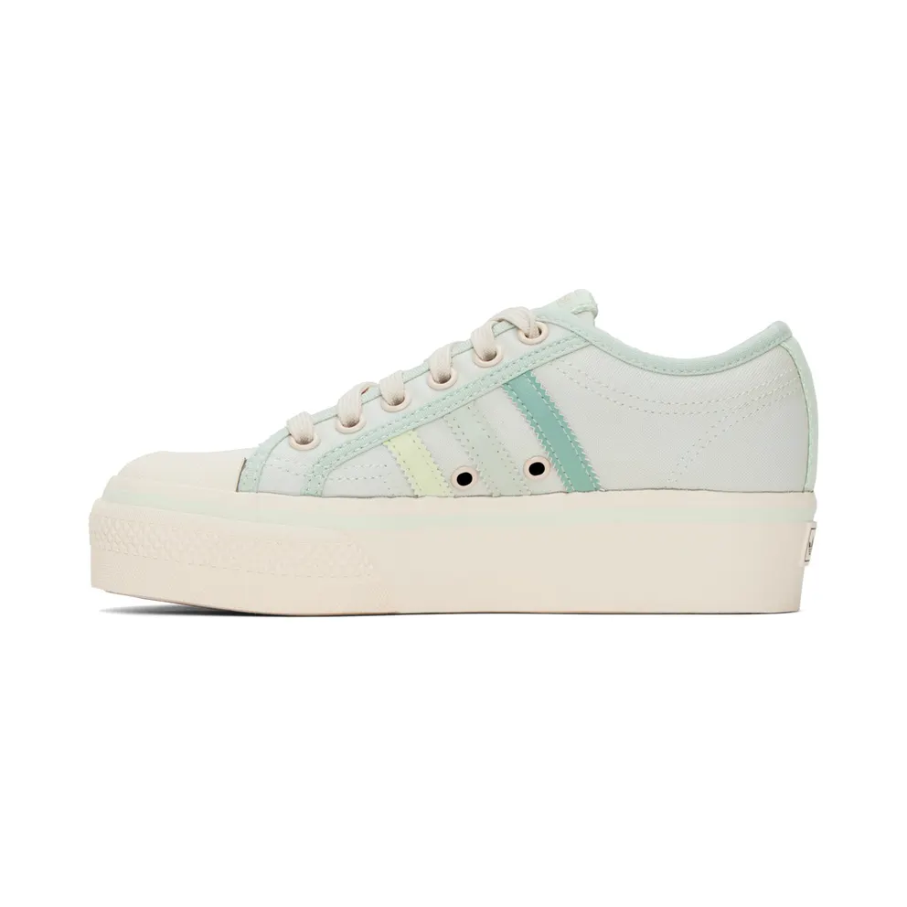 Adidas Nizza Platform Cream White / Almost Lime / Wonder White (GX4605)