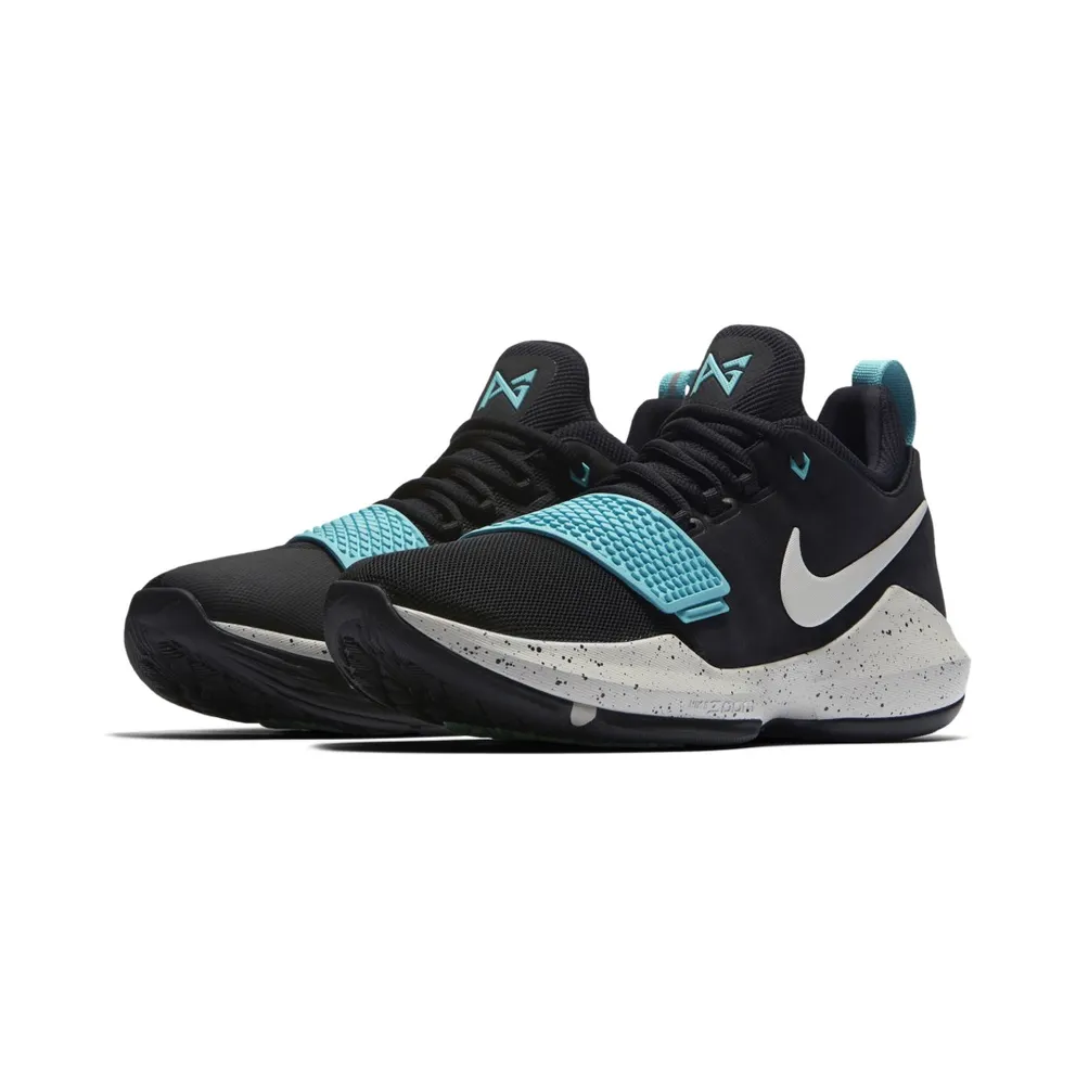 Nike PG 1 Black Aqua Black/Light Bone-Light Aqua (878627-002)