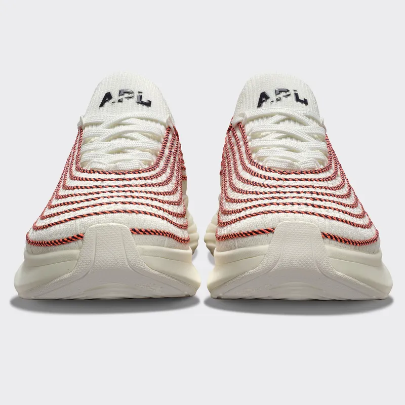 APL TechLoom Zipline “Ivory/Indigo/Laser Red” (Men)