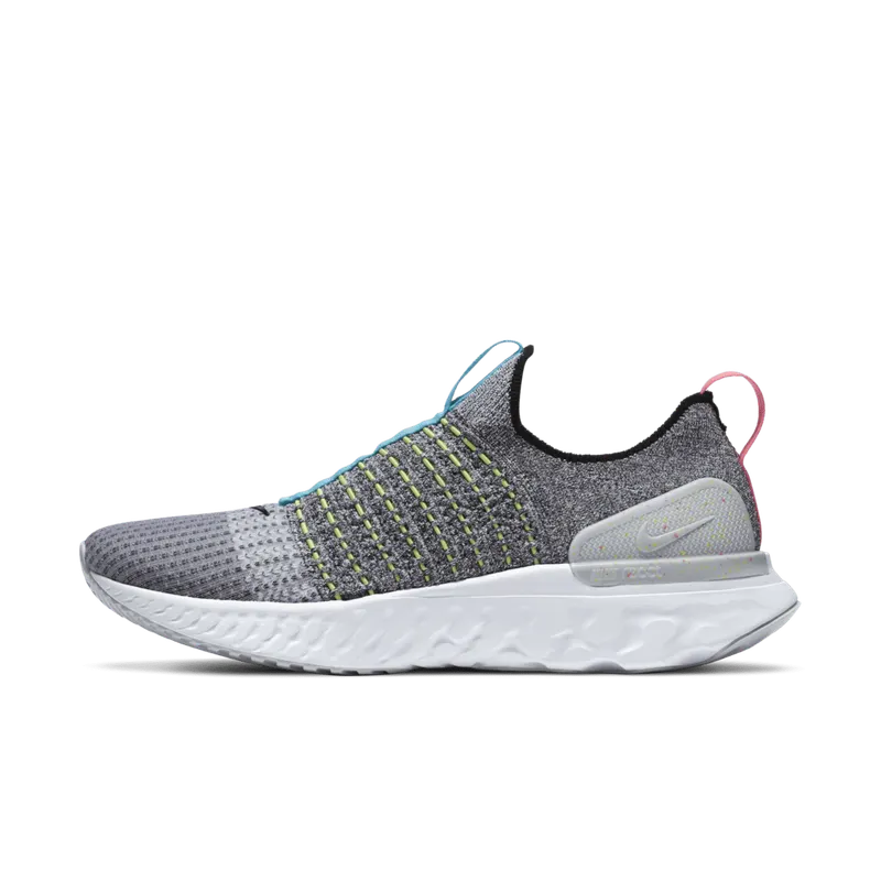 Nike  React Phantom Run Flyknit 2 Flash Crimson Baltic Blue White/Flash Crimson-Baltic Blue-Black (CZ7865-100)
