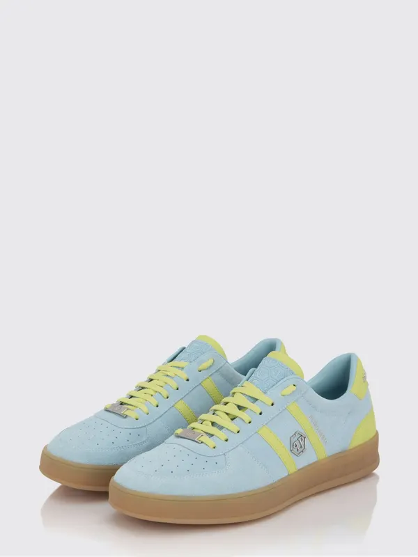 Philipp plein Retro Rebel Suede Sneakers Turquoise (PAFSUSC0941PLE010N07)