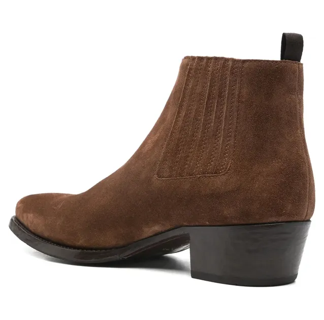 Prada 55mm Elasticated-gusset Suede Chelsea “Brown” (2TA084 F X000 054 F0324) (4)