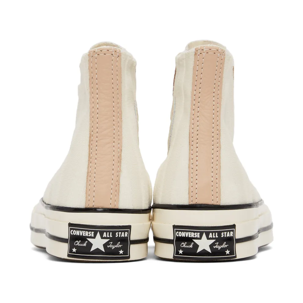 Converse Chuck 70 Striped Terry Cloth Egret/pink Clay/Black (572701C)