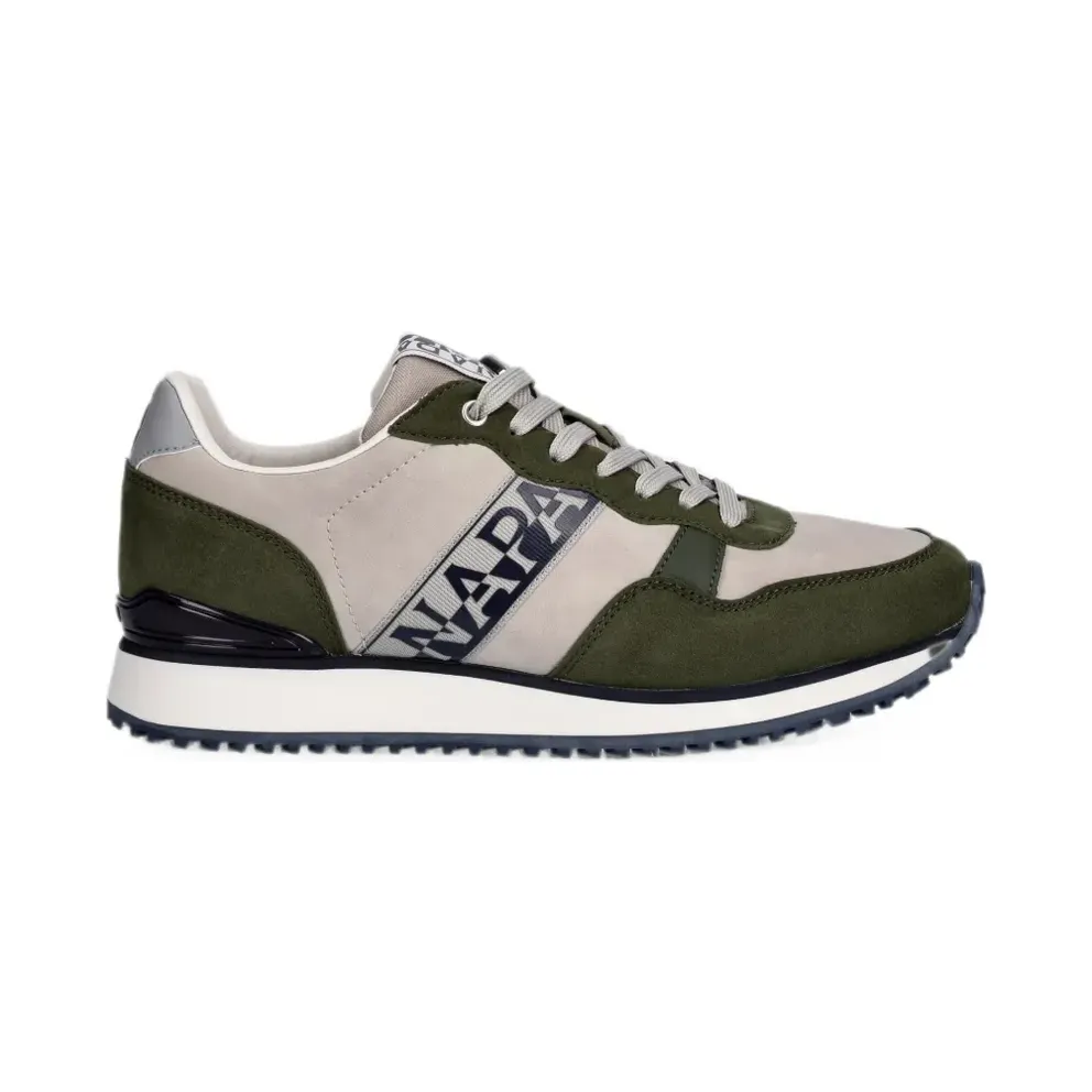 Napapijri Cosmos Syn logo-print panelled – Green (NP0A8BLO)