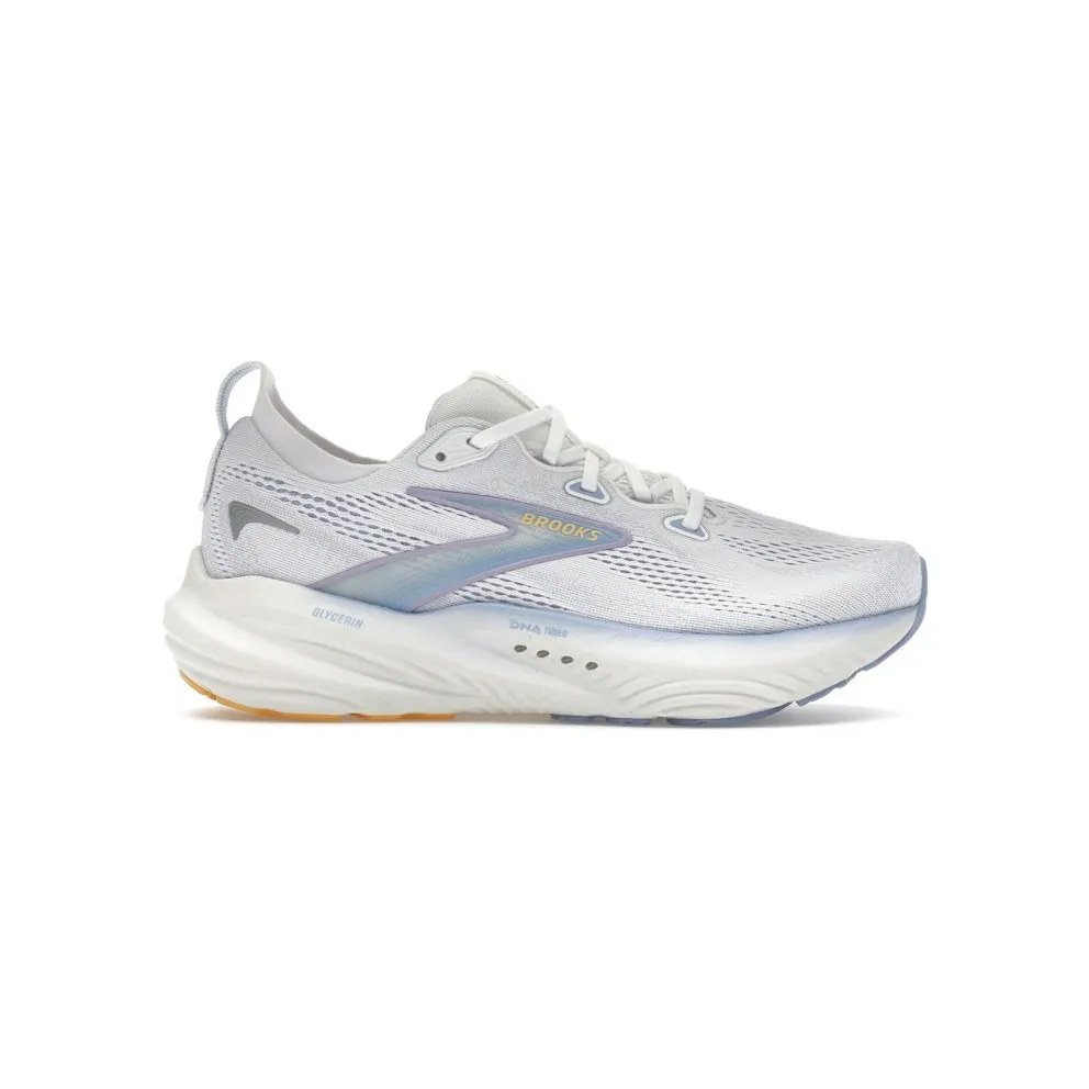 Brooks Glycerin White / Blue Heron / Apricot (120434-1B-137)