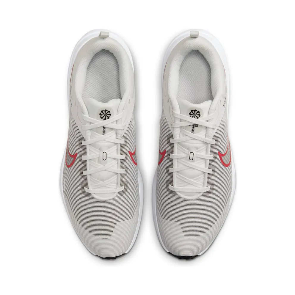 Nike Downshifter 12 “Platinum Tint / Black / White / Light Crimson” (DD9293-009)