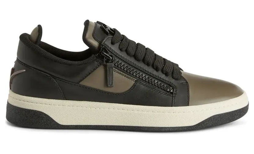 Giuseppe Zanotti GZ94 Sneakers mit doppeltem Reißverschluss – Braun (RU30027007)