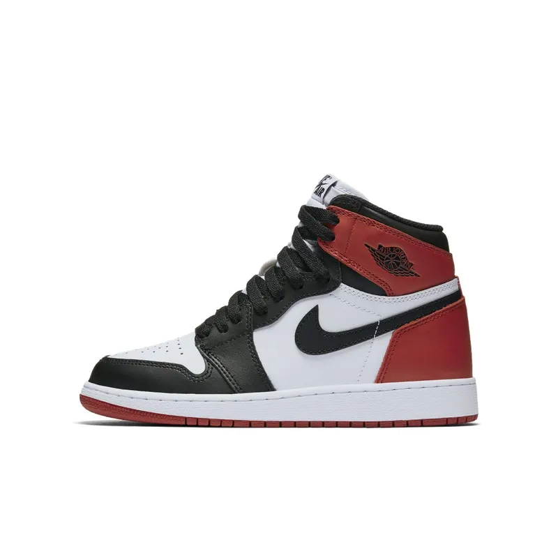 Jordan 1 Retro Black Toe (2016) (GS) Black/White-Varsity Red (575441-125)