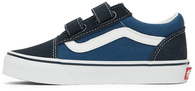 Vans Kids Navy Old Skool V Little Kids Sneakers (VN000VHENWD1)