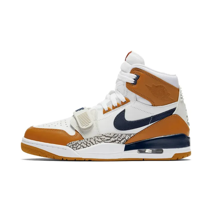 Jordan Legacy 312 Trainer 3 Medicine Ball “White / Ginger / Light Bone / Midnight Navy” (AQ4160-140)