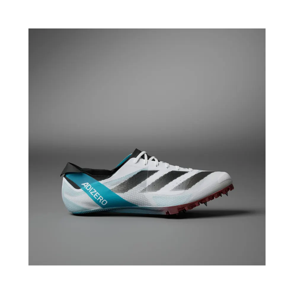 Adidas Adizero Finesse Track Shoes Cloud White / Core Black / Lucid Cyan (IE2770)