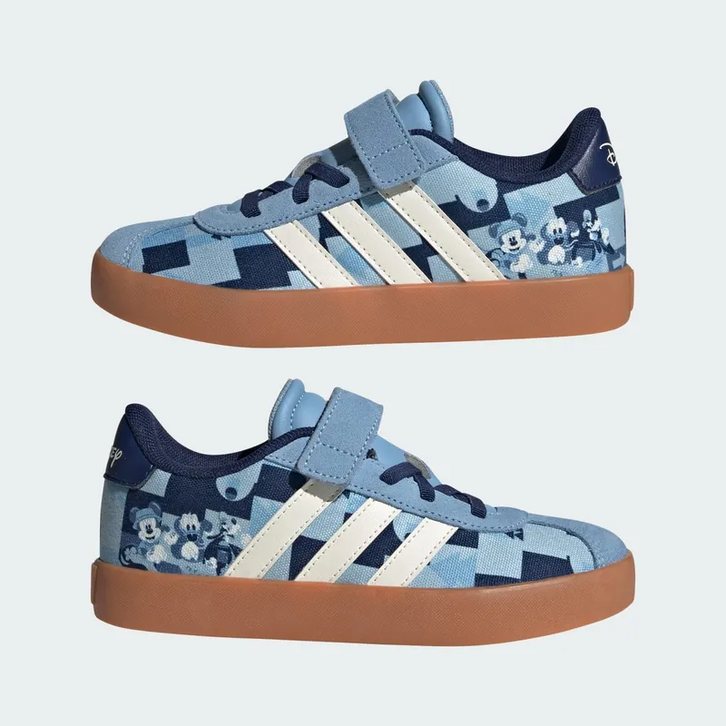 Adidas adidas x Disney Mickey VL Court Ash Blue / Off White / Crew Blue (JH6077)