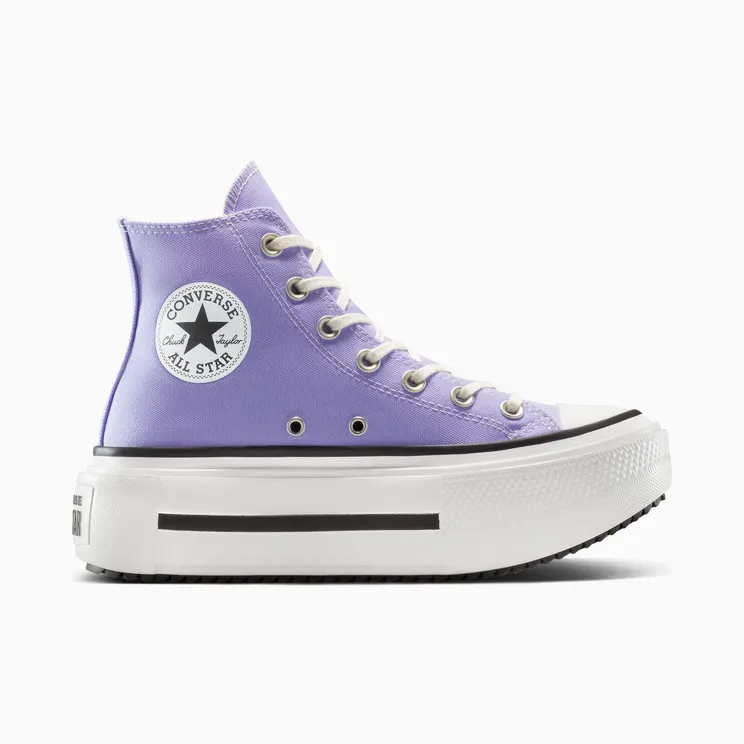Converse Chuck Taylor All Star Lift Double Stack Violet Heat/Egret/Black (A15206C)