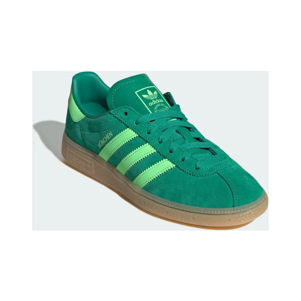 Adidas Muenchen Court Green / Lime Burst / Gum (JS3997)