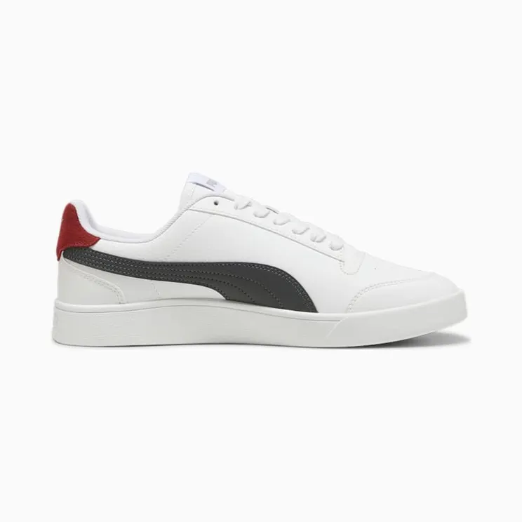 Puma Shuffle White / Shadow Gray / Intense Red (309668-33)