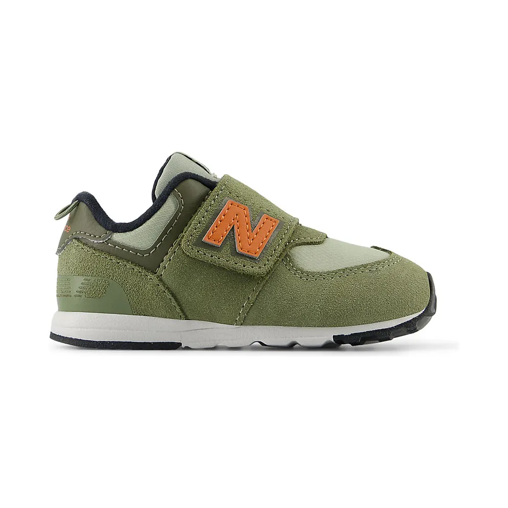 New Balance 574 Hook and Loop Dark Olivine Infield Clay (NW574SOF)
