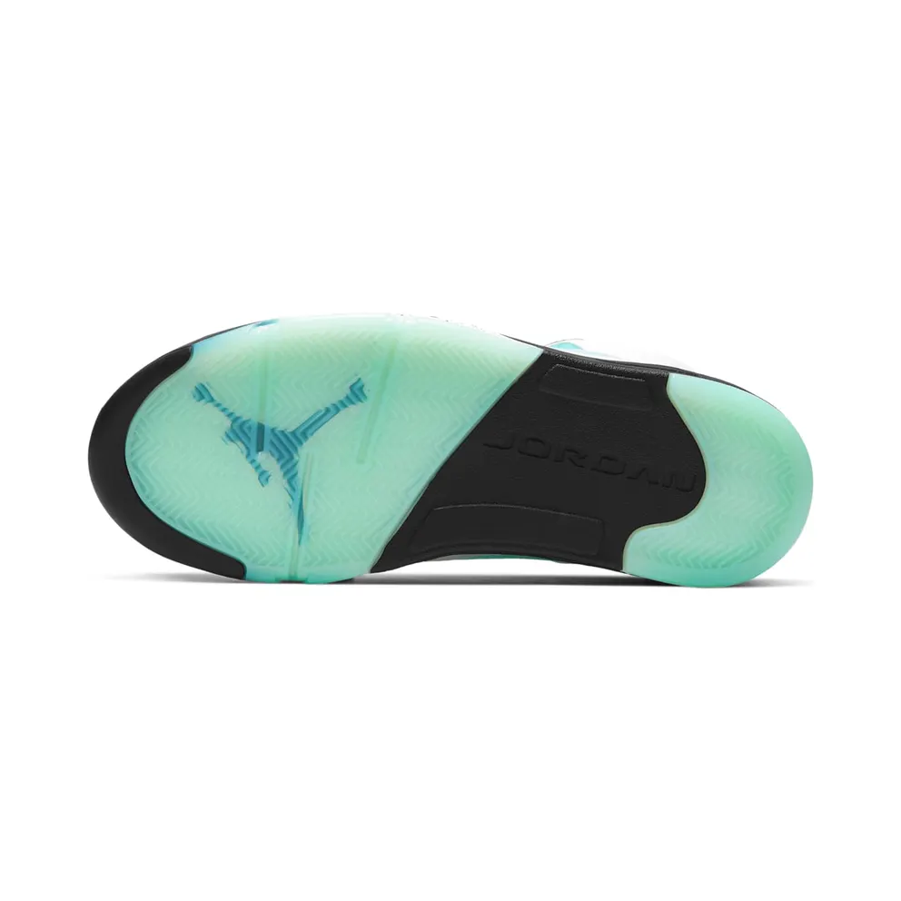 Jordan 5 Retro Island Green White/Black-White-Island Green (CN2932-100)