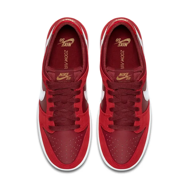 Nike SB Zoom Dunk Low Track Red Track Red/White-Cedar (854866-616)