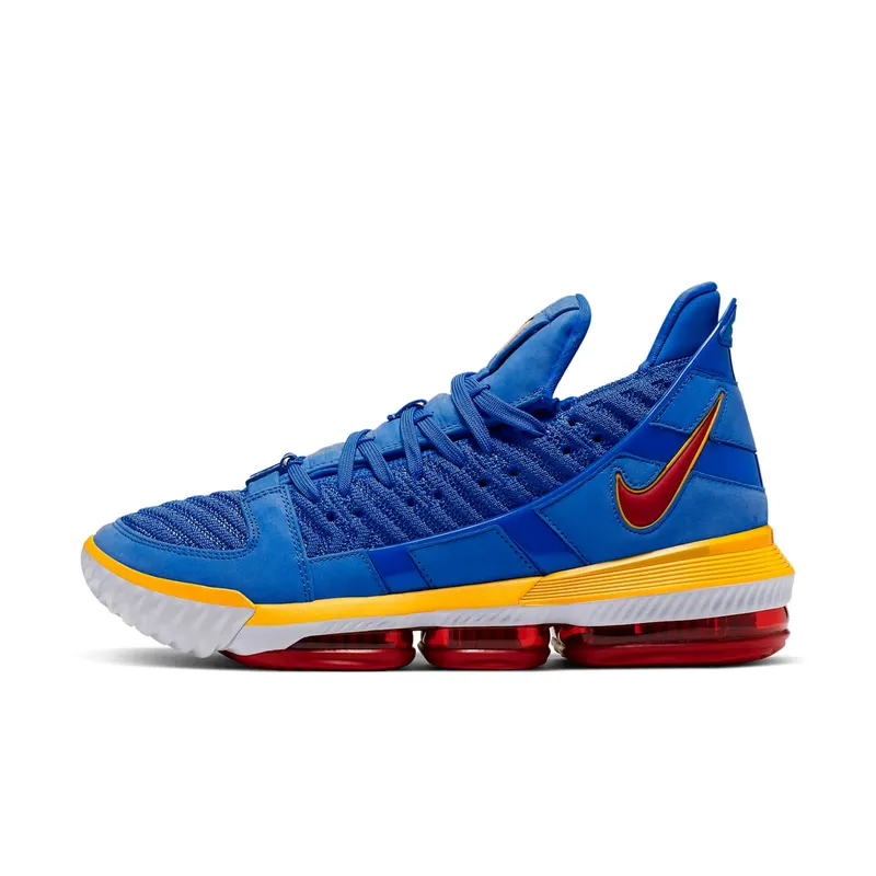 Nike LeBron 16 Superman SuperBron Blue Racer Blue/Varsity Red-Varsity Maize (CD2451-400)