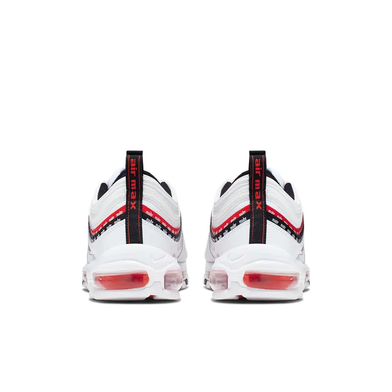 Nike Air Max 97 Sketch Logo White Black Red (CK9397-100)