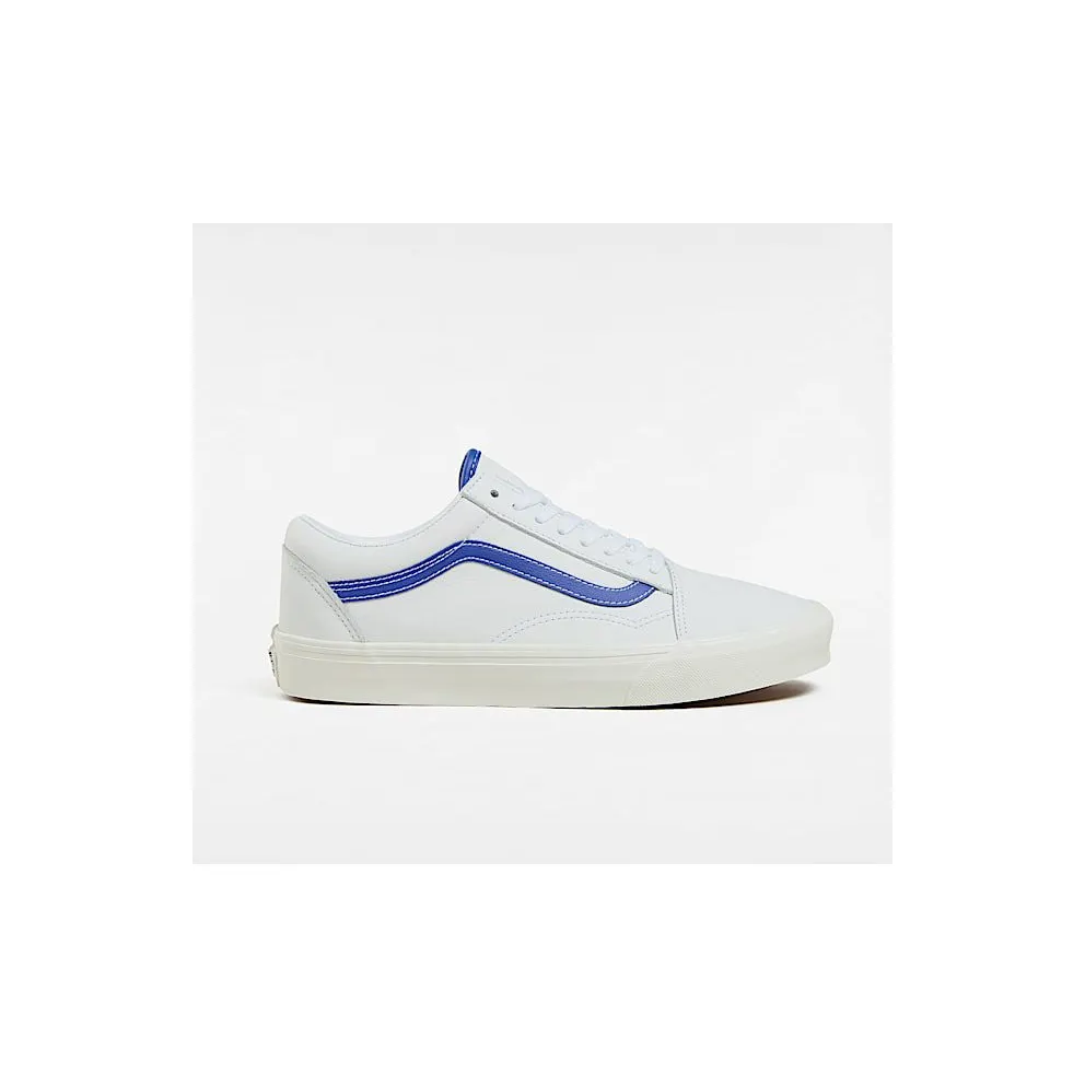 Vans Old Skool Leather White Blue (VN0007NTZ5D)