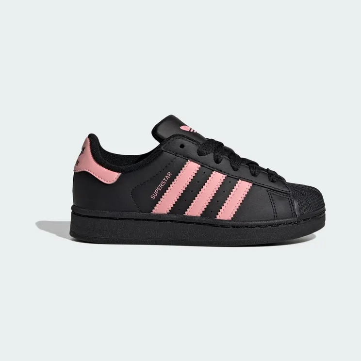 adidas Superstar II “Core Black / Glow Pink / Core Black” (JP9445)