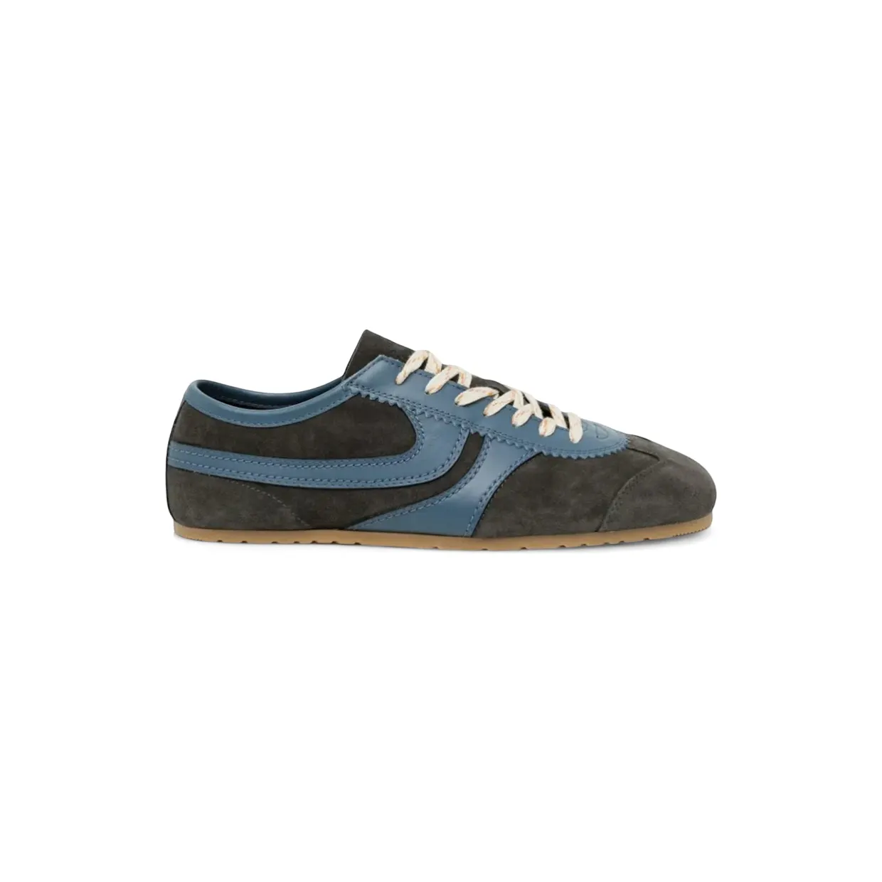 Dries Van Noten Leather Sneakers Steel (261-021726-0126-510)