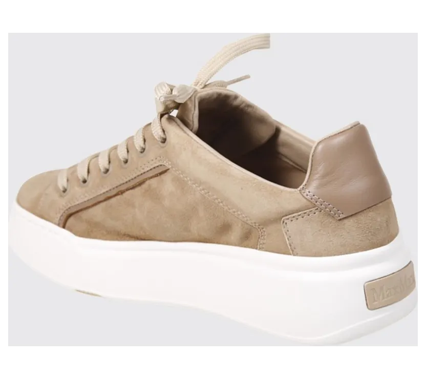 Max Mara Suede Sneakers Nude (2614761031600039) (2)