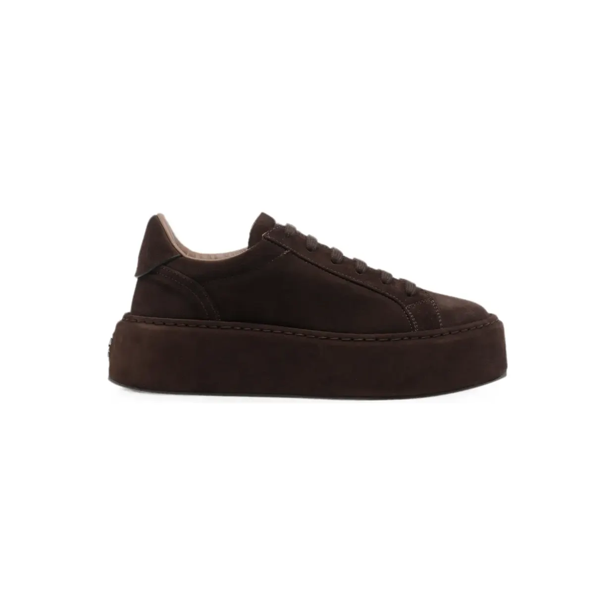 Casadei Renna Plateau-Sneakers aus Wildleder “Brown” (2X121B0501RENNA)