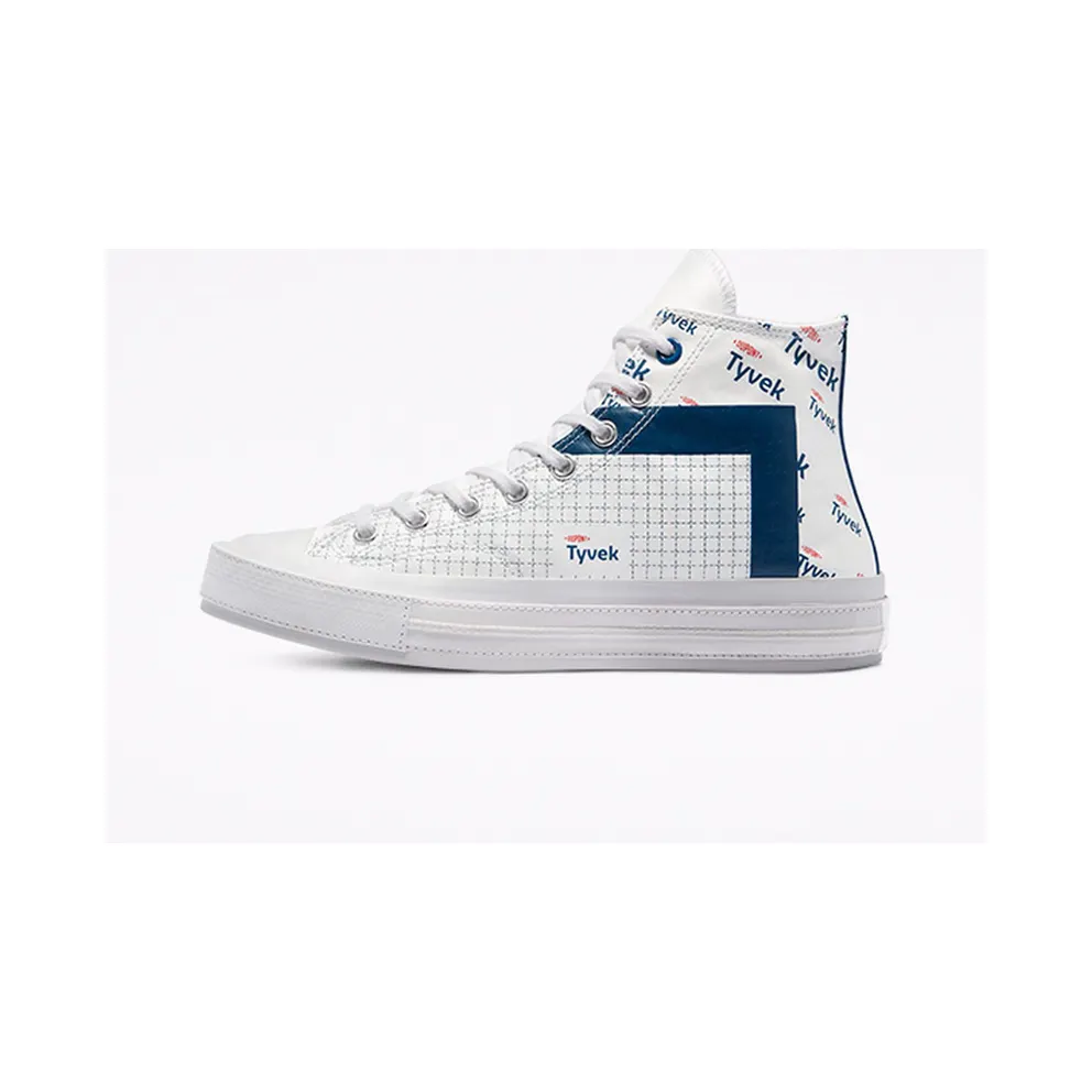 Converse Chuck 70 with Tyvek® High Top White/princess Blue/fiery Red (170061C)