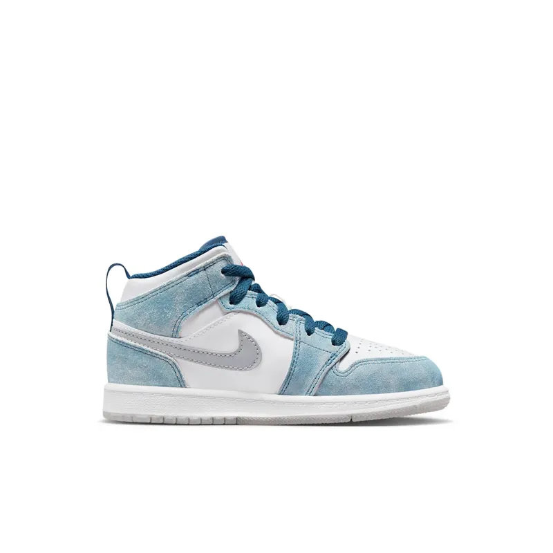 Jordan 1 Mid SE Younger Kids’ Blue (DR6237-401)