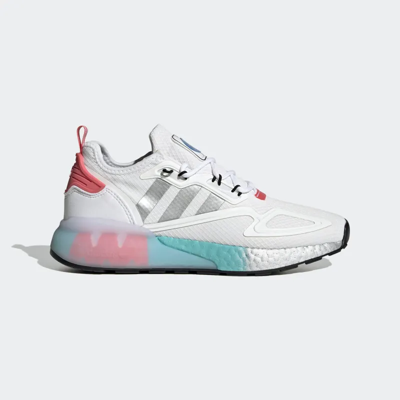 adidas ZX 2K Boost Cloud White / Silver Metallic / Hazy Rose (FX7054)