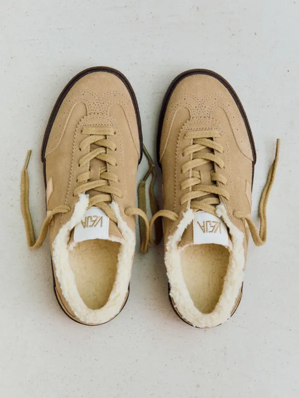 Veja Volley Suede with Shearling Lining Platinum (VU0321860)