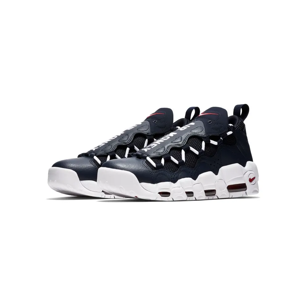 Nike Air More Money Obsidian Obsidian/White-Gym Red (AJ2998-400)