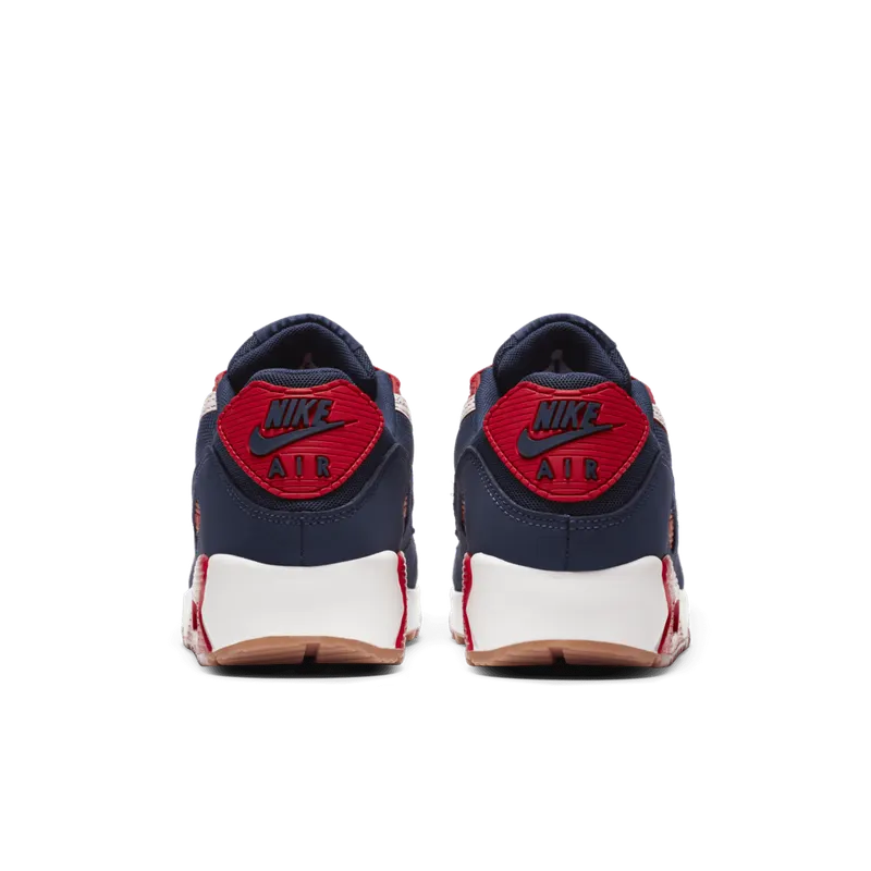 Nike Air Max 90 Home & Away Red Sail/University Red-Black-Gum Medium Brown (CJ0611-101)