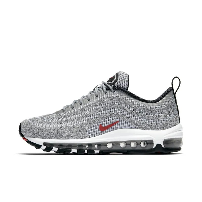 Nike Air Max 97 LX Swarovski Silver Bullet (W) Metallic Silver/Varsity Red-White-Black (927508-002)