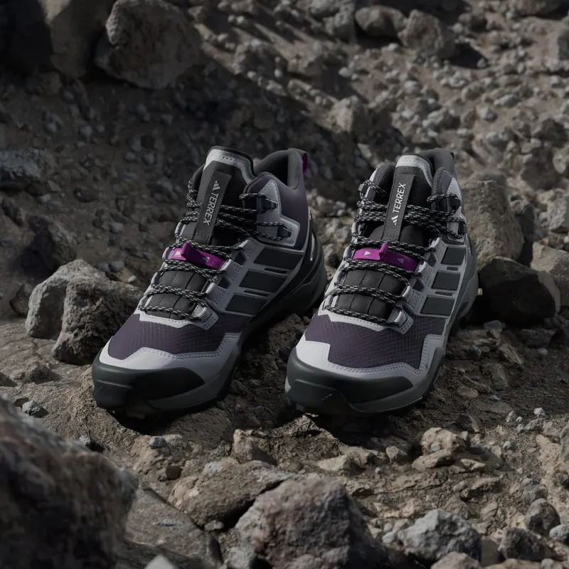 Adidas Terrex Skychaser Mid GORE-TEX Hiking Aurora Plum / Carbon / Purple Burst (JQ9928)