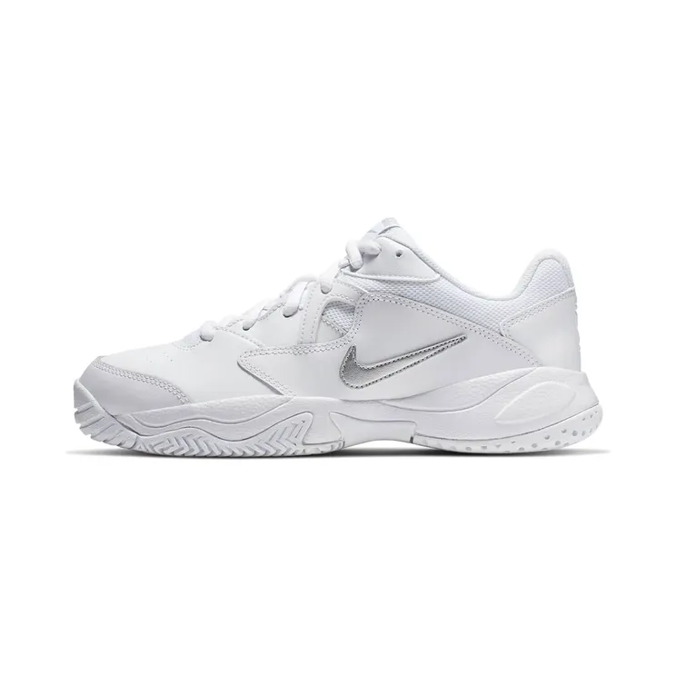 Nike Court Lite 2 “White / Metallic Silver” (AR8838-101)