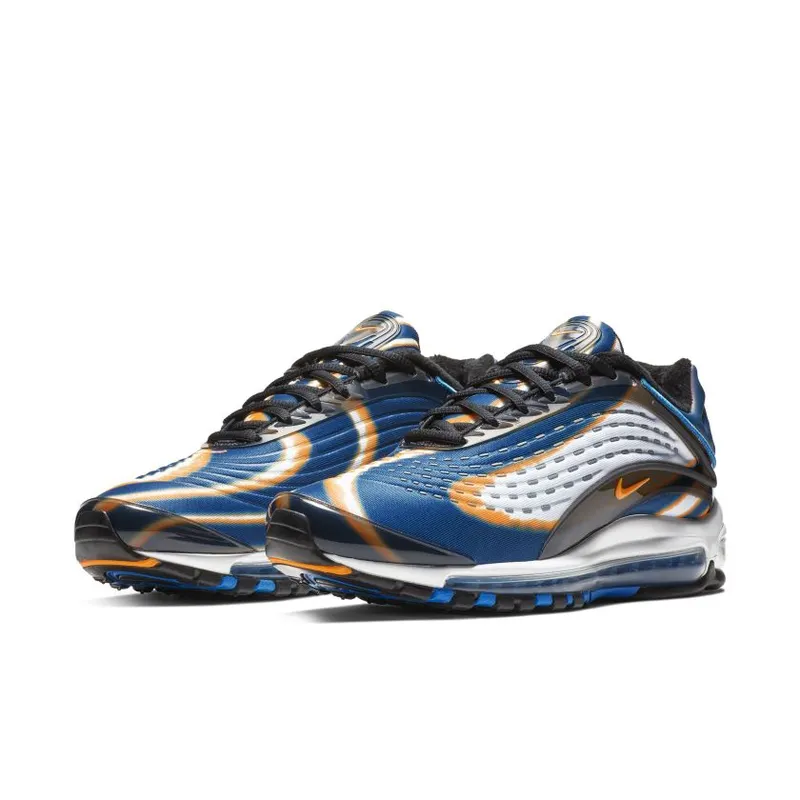 Nike Air Max Deluxe Blue Force Cool Grey/Total Orange-Blue Force-Black-Bright Grape-Cobalt Tint (AJ7831-002)