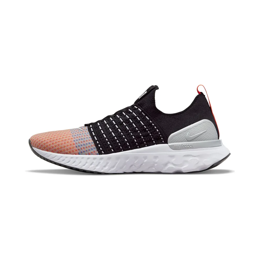 Nike React Phantom Run Flyknit 2 Black Team Orange (DQ7647-001)