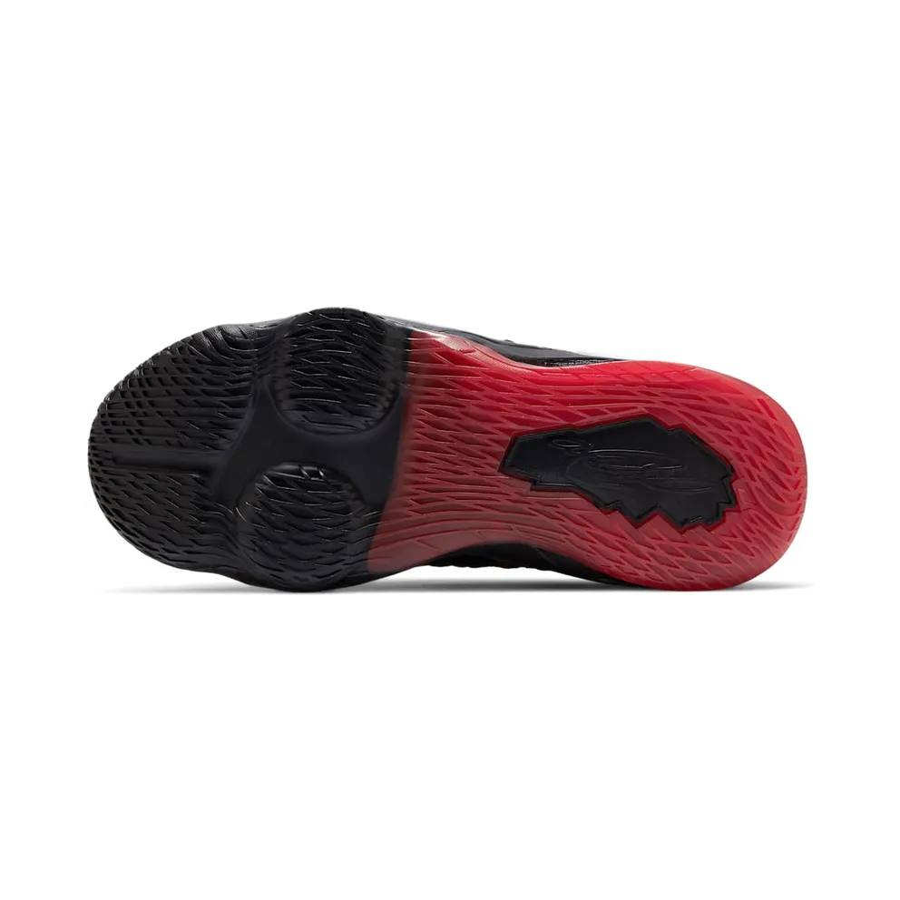 Nike LeBron 17 Infrared (GS) Black/White-University Red (BQ5594-006)