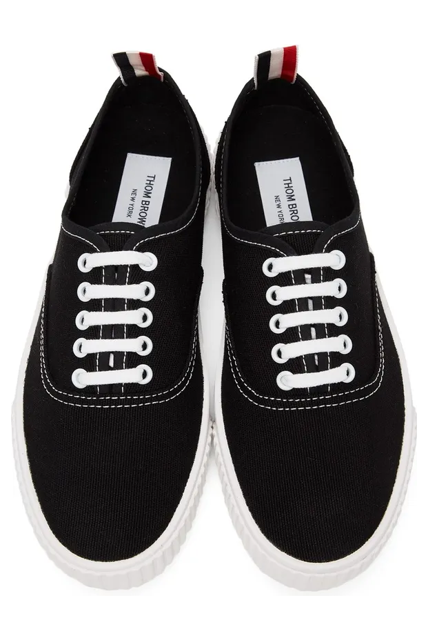 Thom Browne Black Canvas Heritage 001 BLACK (MFD201B-01588) (5)