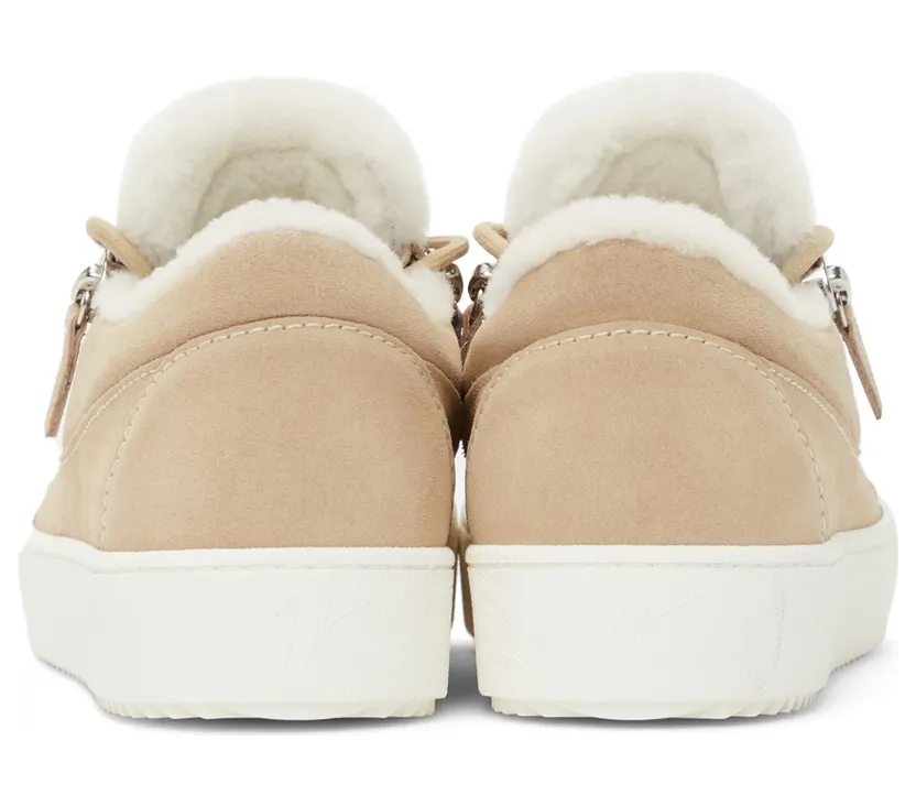 Giuseppe Zanotti Beige Frankie Winter Sneakers (RS10054 X1190) (4)