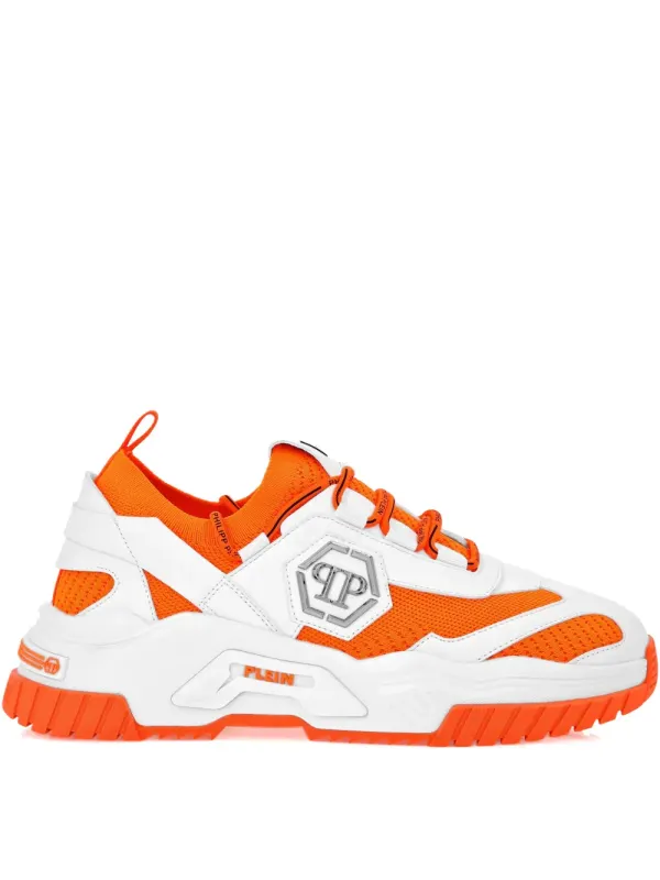 Philipp Plein Predator low-top sneakers – White (UAESUSC0882PTE003N)