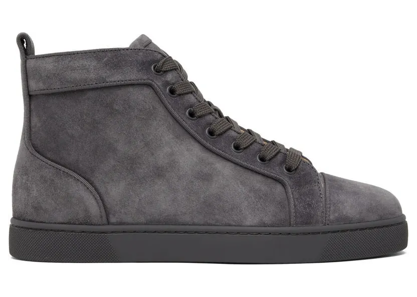 Christian Louboutin Grey Louis Orlato High Sneakers (3161213)
