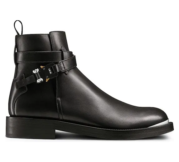 Dior Evidence Ankle Boot Black Smooth Calfskin (3BO239ZGK_H969)
